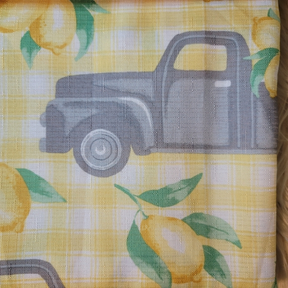 Deborah Connolly Lemons on a Truck Shower Curtain - Picture 4 of 5